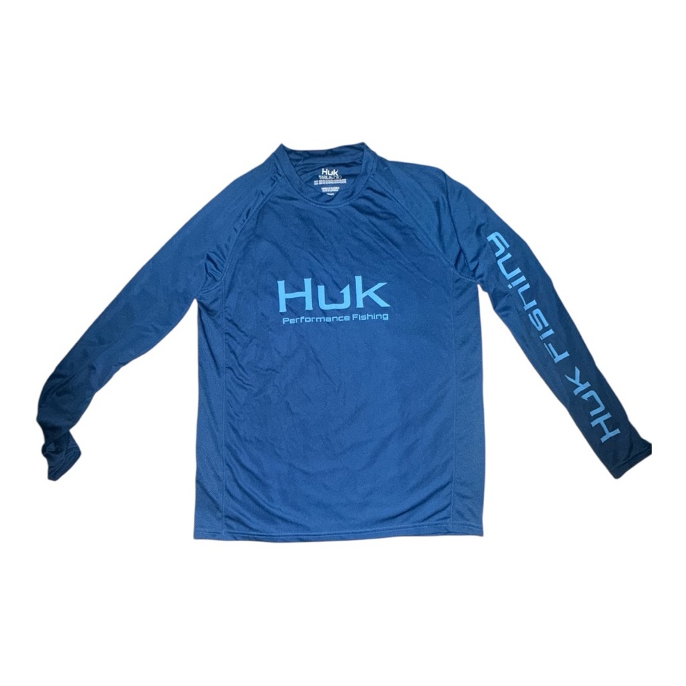 Huk Blue Performance Fishing Shirt